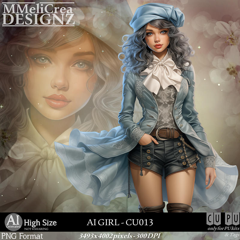 (image for) AI - GIRL CU013 (CU4PU/PNG)